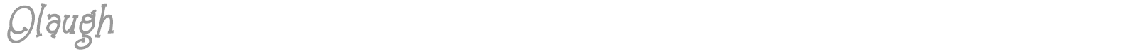 Olaugh font preview